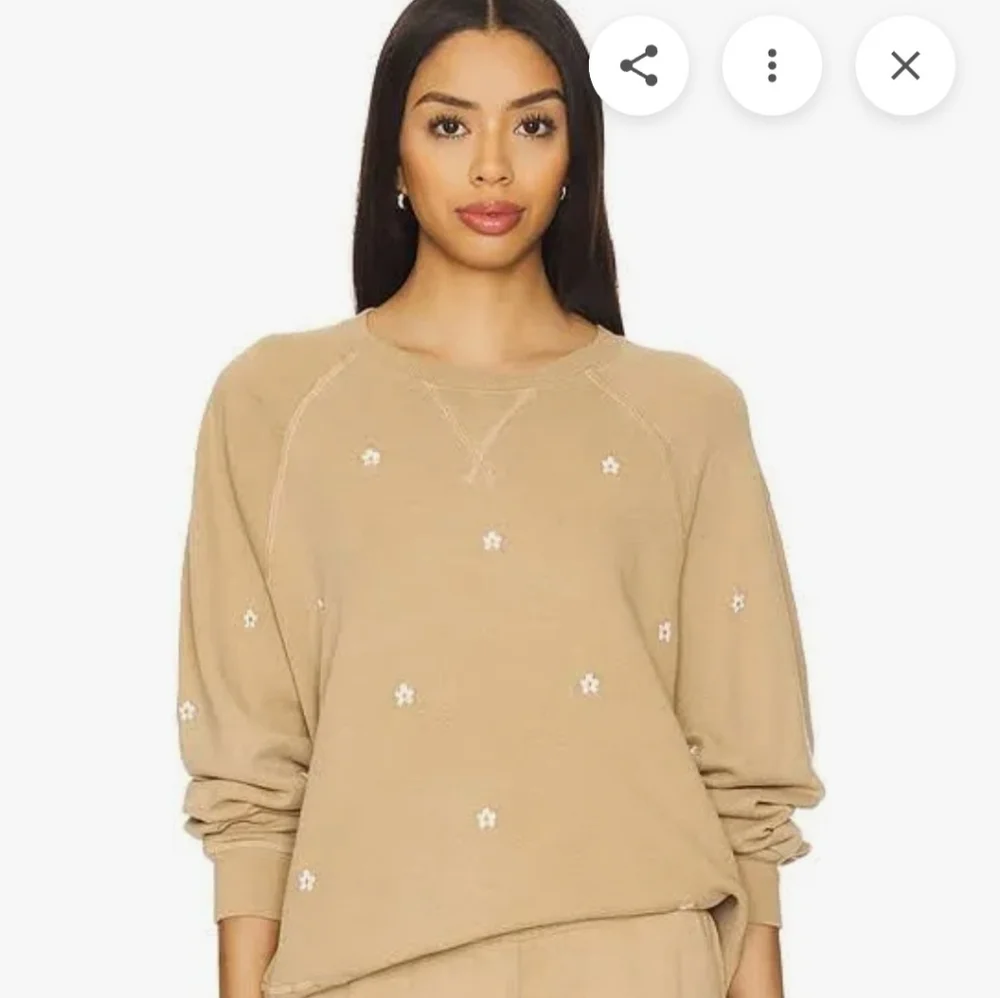 THE GREAT. Tan Crew Neck Sweater NWOT - Picture 2 of 3